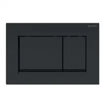 PLACCA DI COMANDO SIGMA 30 DOPPIO TASTO NERO OPACONERO GEBERIT