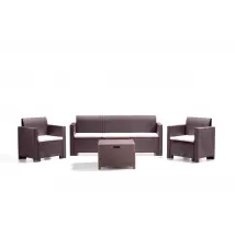 SET DA GIARDINO POLIPROPILENE 'NEBRASKA III' marrone - BICA