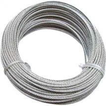 FUNE ACCIAIO INOX Ø 6 mm - rotolo 25 mt