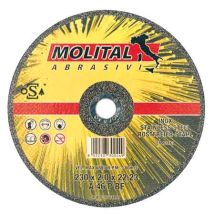 DISCO DA TAGLIO PER INOX Ø 125x1,0 mm - 50 pezzi- MOLITAL