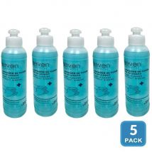 Pack 5 Gel Sanitario Hidroalcohólico Seven 245Ml