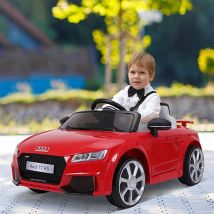 Coche Eléctrico Infantil Con Batería Audi Tt Rs +3 Años Con Música Y Luces Rojo 103X63x44 Cm