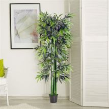 Planta De Bambú Artificial Outsunny 180 Cm