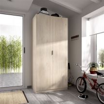 Armario Essen 2 Puertas Natural 184X81x52 Cm