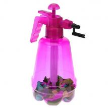 Botella Inflador + 100 Globos De Agua Rosa