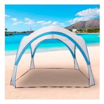 Carpa De Camping Aktive Blanco/Azul 260X320x320 Cm