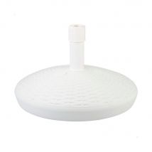 Base Para Sombrilla Aktive Forma Circular 30Kg Blanco 35Xø58 Cm