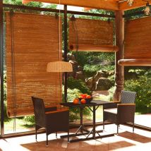 Conjunto De Jardín Vidaxl 2 Sillones+1 Mesa Tapa Vidrio Negro/Natural