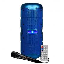 Altavoz Portátil Infiniton K50 50W Bluetooth Micrófono Y Mando Azul