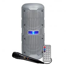 Altavoz Infiniton K-50 3600Mah 50W Bluetooth Con Micrófono+Mando A Distancia Blanco 43X18,6X18,6 Cm