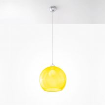 Lámpara De Techo Ball Colgante Amarillo Ø30 Cm