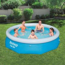 Piscina Hinchable Fast Set Bestway Azul Ø305x76 Cm