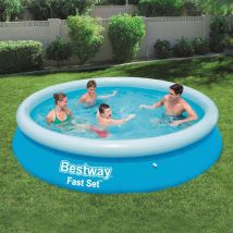 Piscina Hinchable Fast Set Bestway Azul Ø366x76 Cm