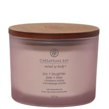Chesapeake Bay Mind & Body Joy & Laughter 3 Wick Candle 312g