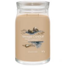 Yankee Candle Signature Jar Candle Large Jar Amber & Sandalwood 567g