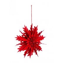 6x Pendaglio Vik Fiocco 012 Carta Rosso D30