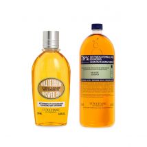 L'Occitane Dúo Aceite de Ducha Almendra 250ml y su Recarga de 500ml. 750