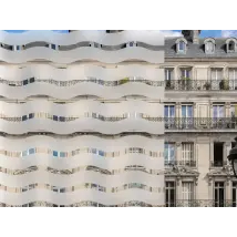 Lámina reposicionable con diseño ondulado esmerilado