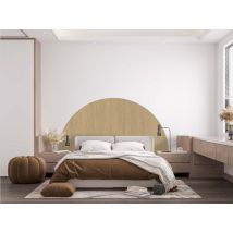 Media caña - Adhesivo decorativo de madera efecto roble marrón claro