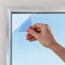 Lámina semimetálica de protección solar, color plata claro