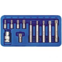 Bitsatz, Spline, M5-M12, 11-tlg.