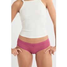 Shorty en microfibre détails dentelle - POWER - M - Rose Pale - Etam
