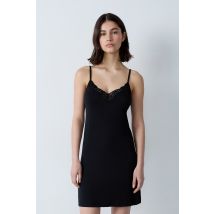 Halka nocna z modalu - XL - black - Etam