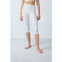 Katoenen bikershort - COZY - M - ecru - Etam
