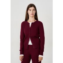 Kardigan z długim rękawem - XS - grenat - Etam