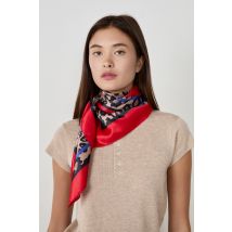 Foulard à imprimés effet satin - MALIK - TU - red - Etam
