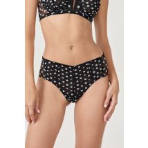 Szorty w kropki - 38 - black - Etam