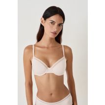 Soutien-gorge N.4 - Le coques fines en coton biologique - HAPPILY - 75E - rose givre - Etam