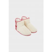 Kapcie botki ze wzorami - 36/37 - red - Etam