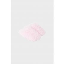 Kapcie z sztucznym futrem - 40/41 - pink - Etam