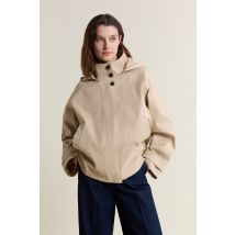 Gabardina con capucha y algodón - MARLY - XL - beige - Mujer - Etam