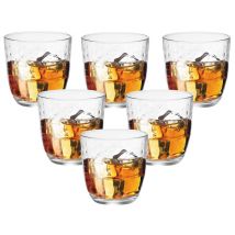 Szklanki do whisky Bormioli Glit 300 ml zestaw 6 szklanek