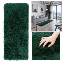 Dywan zielony 50x160 włochacz shaggy Karvag do salonu