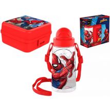 Zestaw śniadaniowy dla dzieci Spider-man bidon pojemnik