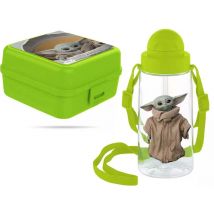 Zestaw śniadaniowy dla dzieci Baby Yoda Star Wars bidon pojemnik