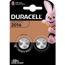Duracell 10x Knopfzelle Lithium CR2016 2er Blister 3V DL2016 2016