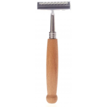 EWANTO Ökologischer Zero Waste Rasierer für umweltbewusste Verbraucher aus Echtholz mit Edelstahlklinge für Männer/Frauen Plastikfreier Grüner Rasierhobel aus nachwachsenden Rohstoffen zertifizierte Hotelausstattung Öko Gästeerlebnis Bio-Hotelbeda