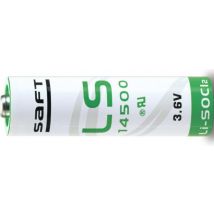 Saft 5x Spezial-Batterie Mignon (AA) Lithium 3,6 V 2.600 mAh Bulk LS14500