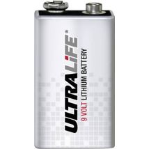 Ultralife 10x Lithium E-Block 9V 1200 mAH lose Bulk U9VL-J-P