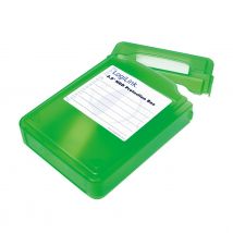 LogiLink Festplatten Schutz-Box für 3,5" HDDs Grün UA0133G