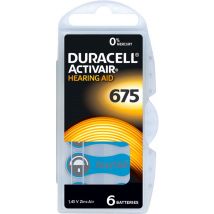 Duracell Activair Gr. 675 Hörgerätebatterien 6er Blister PR44 Blau 24600 Hearing Aid 7312
