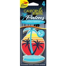 California Scents Lufterfrischer Palm 4er Packung Geruchsorte Laguna Breeze 4 Duftpalmen Air Fresheners CPA002-4EU 149837