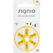 Signia Signia Hörgerätebatterien 6er Blister PR70 Gelb 24610 p10mf