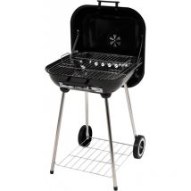 Außengrill mit Deckel und Rost, 40 x 45 cm