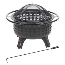 Stahlbackofen, Chromgrill, 57 cm