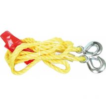 Geflochtenes Schleppseil mit Haken, 4 m, 1,5 t